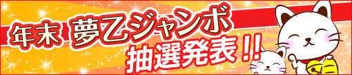 2018年★年末夢乙ジャンボ宝くじ！結果発表！★